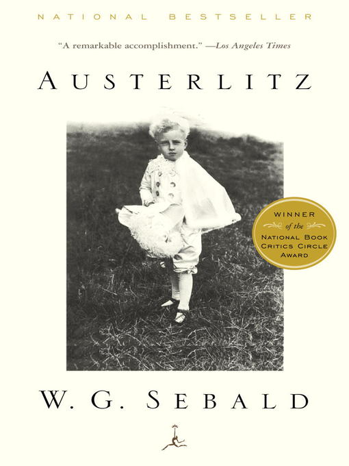 Title details for Austerlitz by W.G. Sebald - Wait list